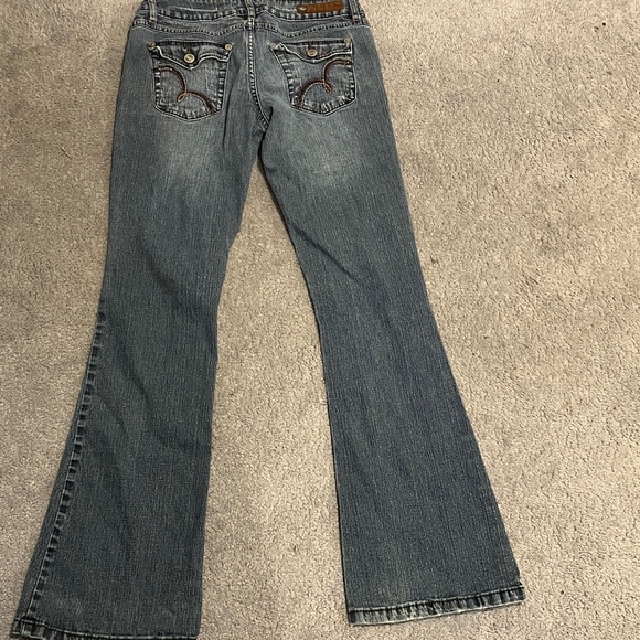 Bongo Fabulous Blue Flared Jeans - Picture 6 of 8